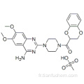 Méthanone, [4- (4-amino-6,7-diméthoxy-2-quinazolinyl) -1-pipérazinyl] (2,3-dihydro-1,4-benzodioxin-2-yl), méthanesulfonate (1: 1) CAS 77883-43-3